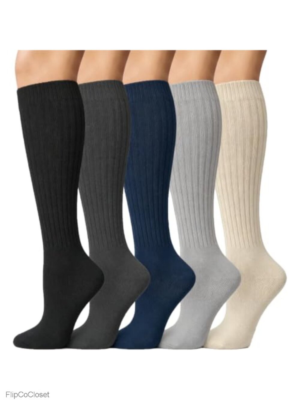 Merino Wool Knee High Socks for Women Warm Thermal Winter